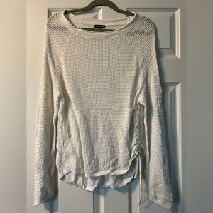 White Express Long Sleeve Shirt. Medium.